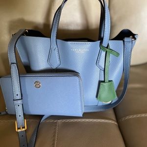 Tory Burch Perry Handbag with Dustcover and Wallet